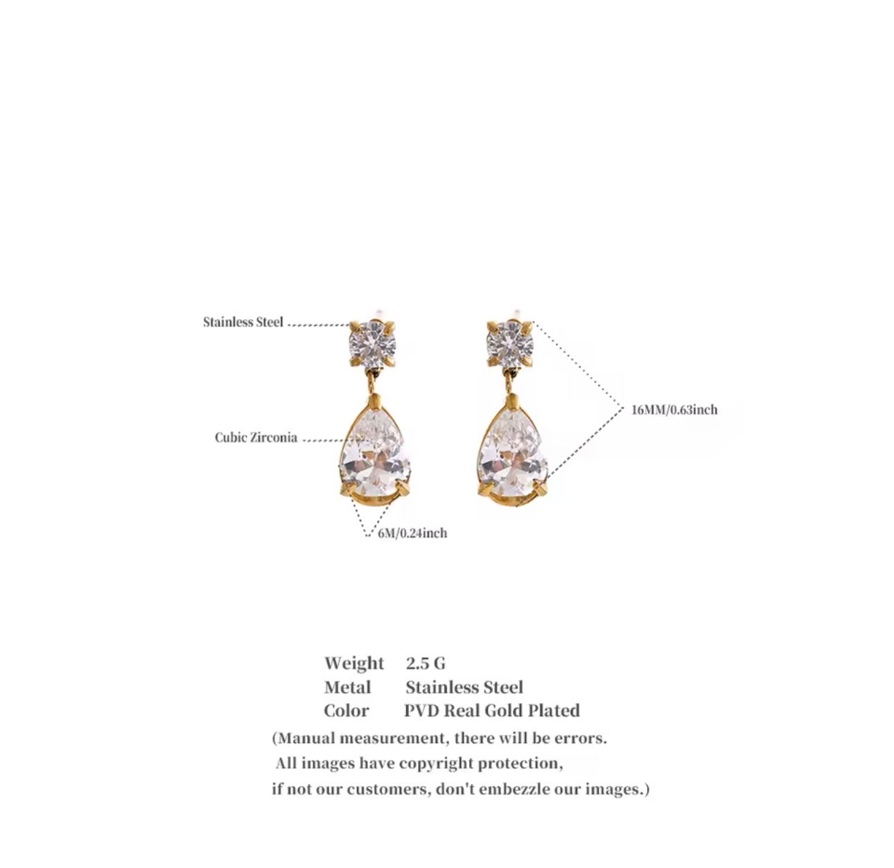 WATER DROP EARRING
