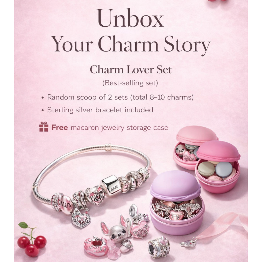 Lucky scoop charm bracelets