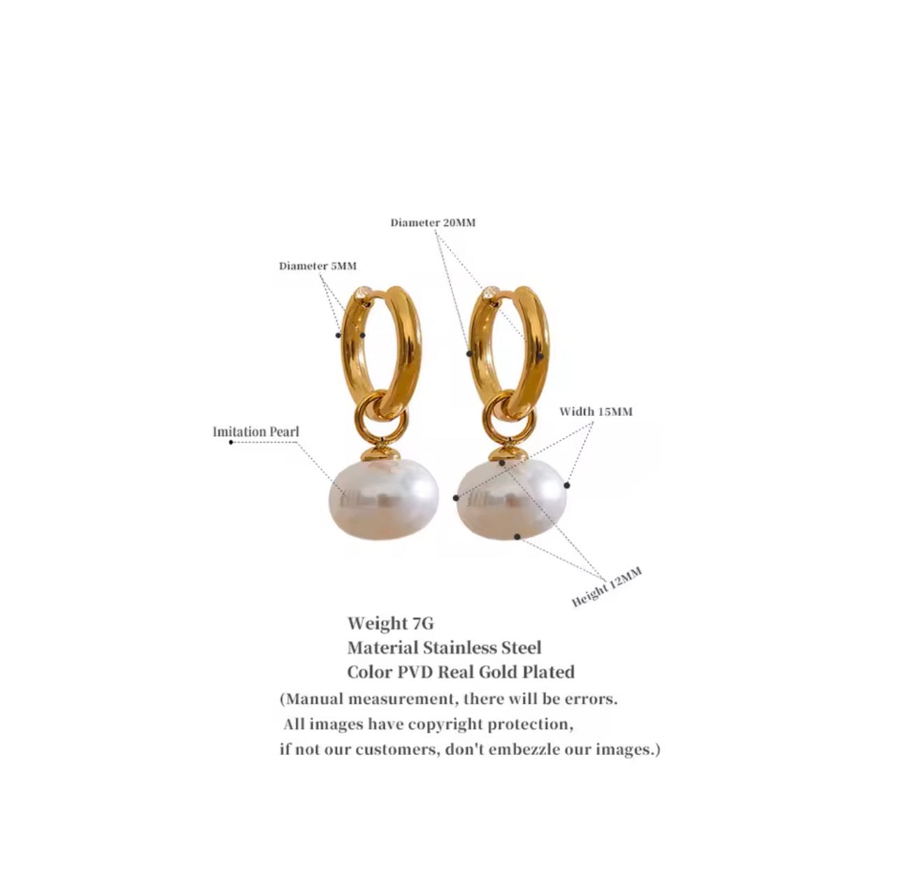 PEARLS DROP EARRING