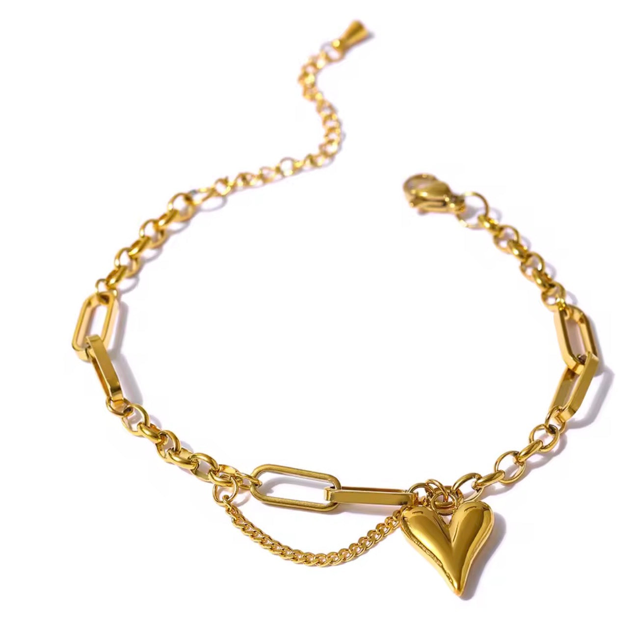 GOLDEN ELEGANCE HEART SET