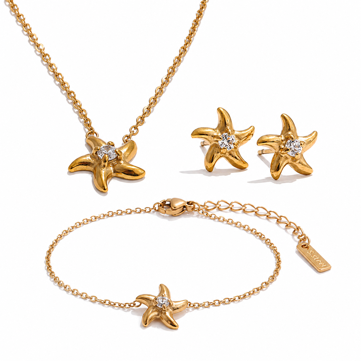GOLDEN STARFISH SET