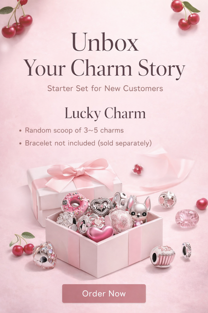 Lucky scoop charm bracelets