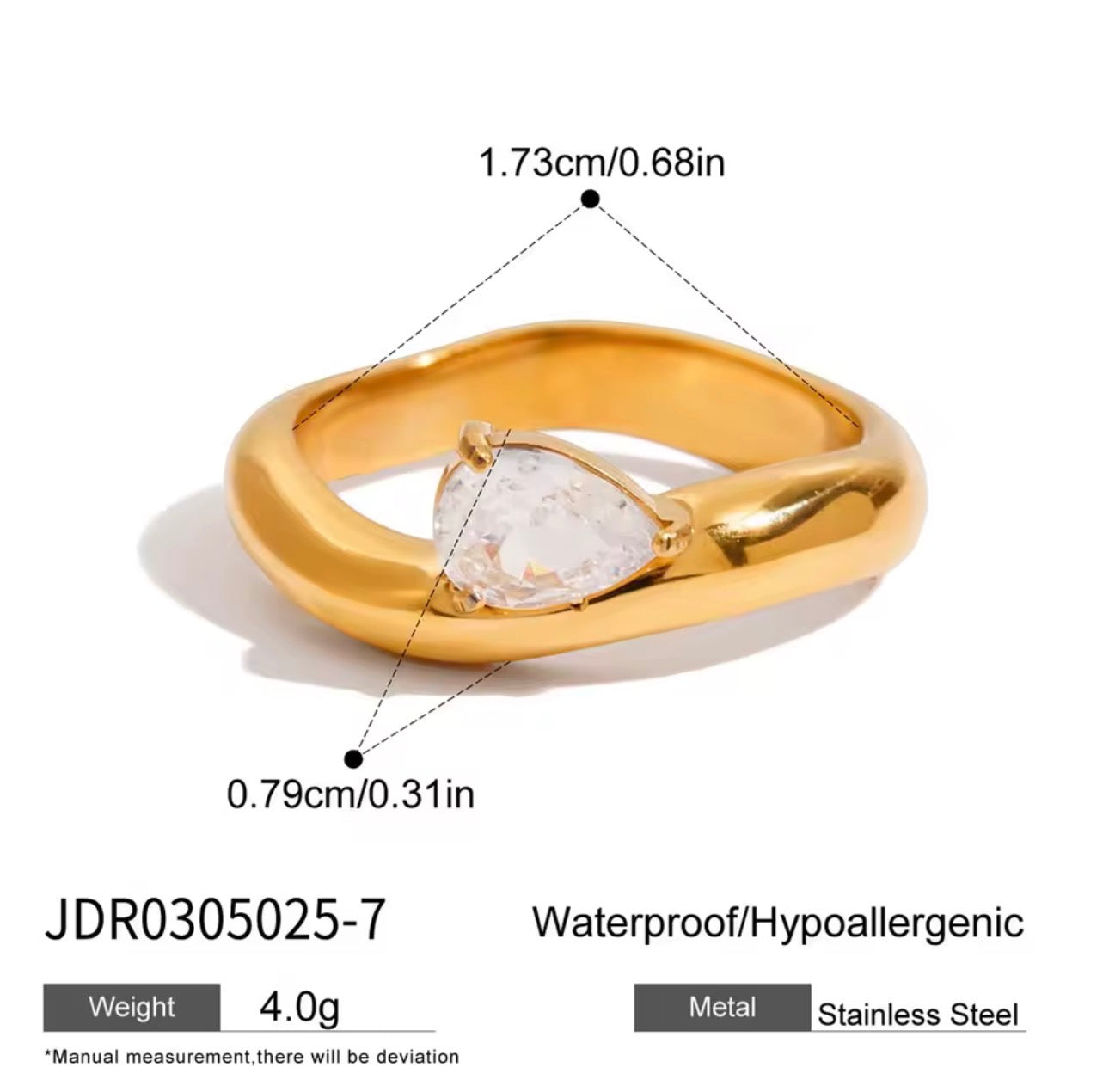 TRIO GLAMOUR RING SET