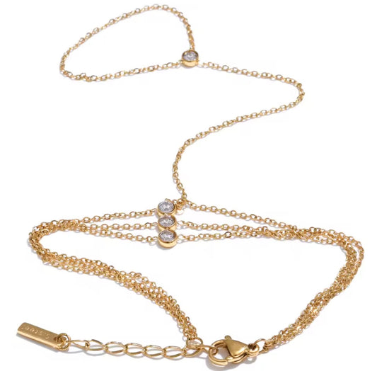 AURELIA CRYSTAL HAND CHAIN