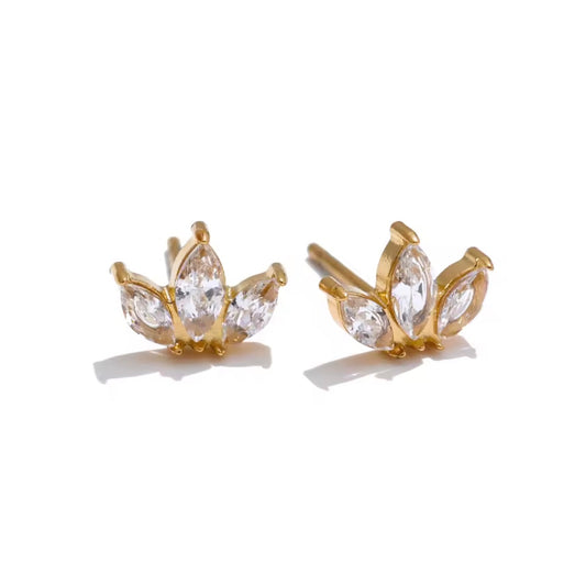 MARQUISE CRYSTAL EARRINGS