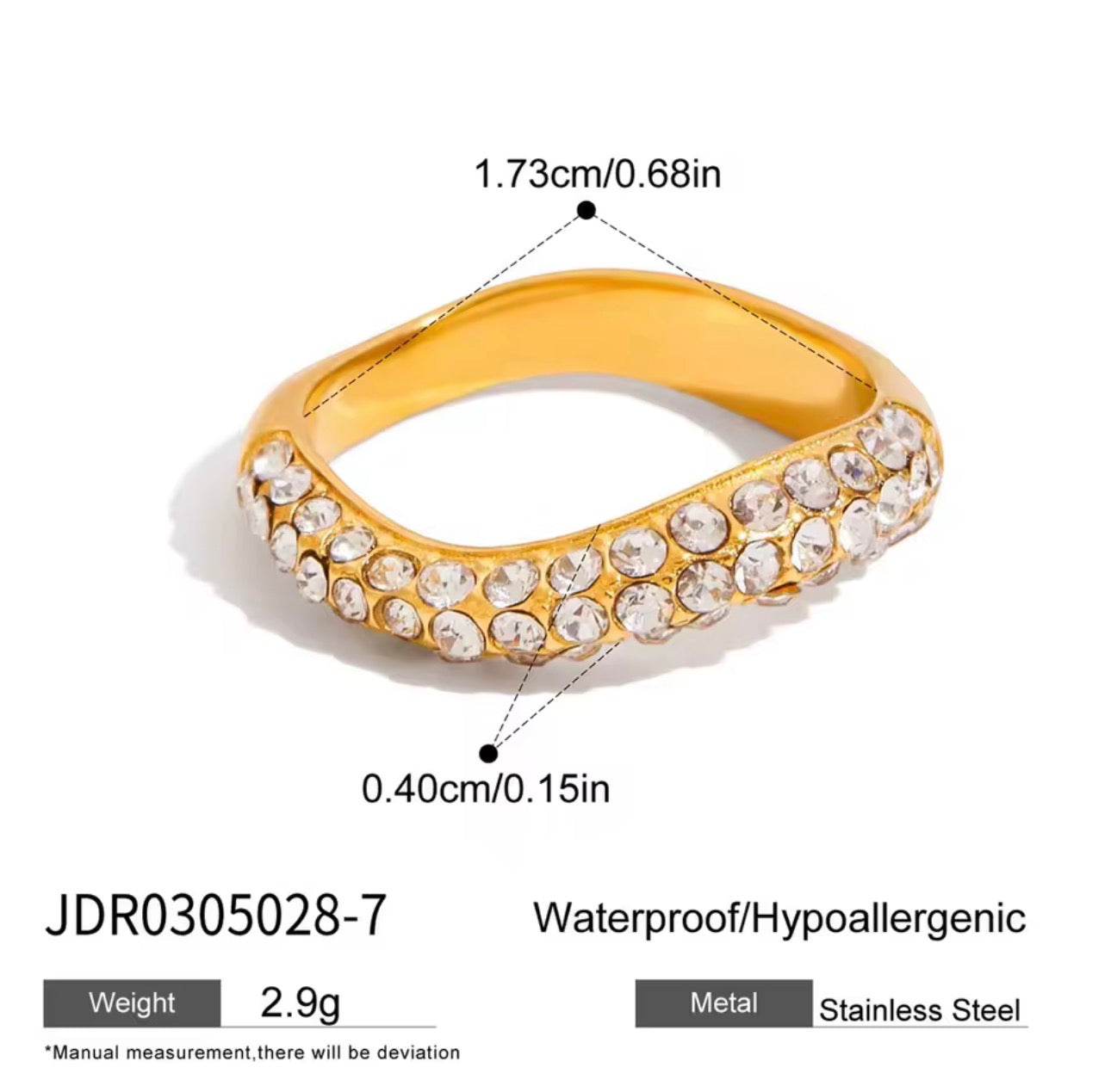 TRIO GLAMOUR RING SET