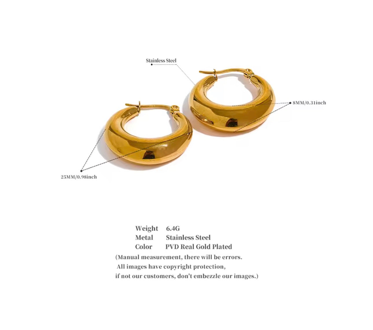 LUNA HOOPS EARRING
