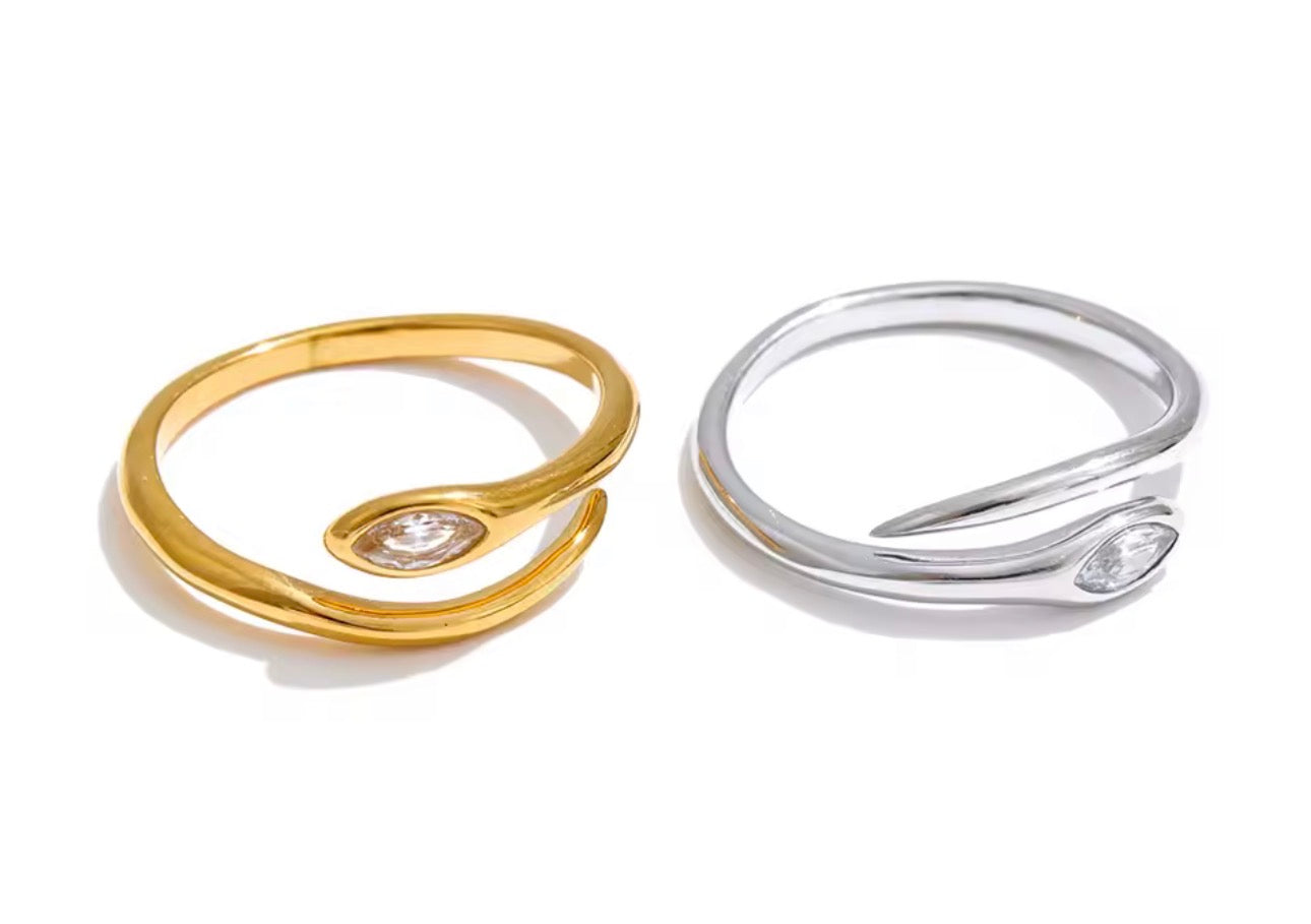 SERPENT ADJUSTABLE RING