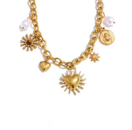 THE CELESTIAL RADIANCE CHARM NECKLACE