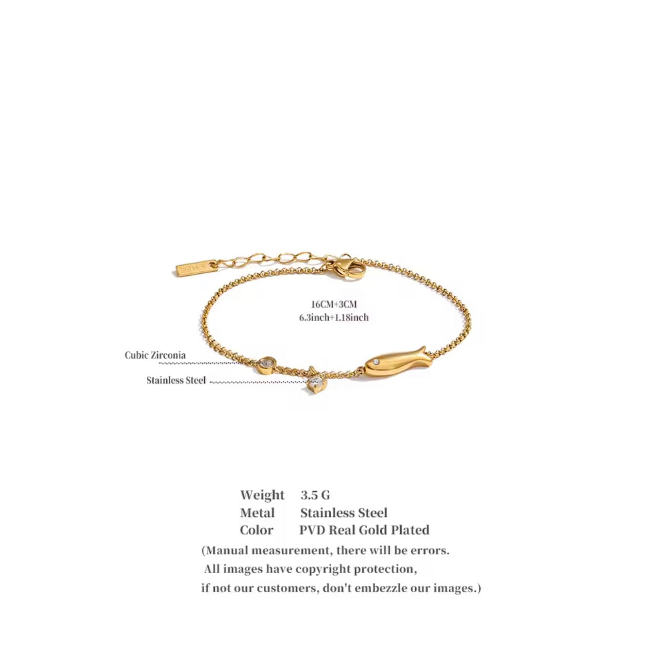 AURELIA FISH NECKLACE
