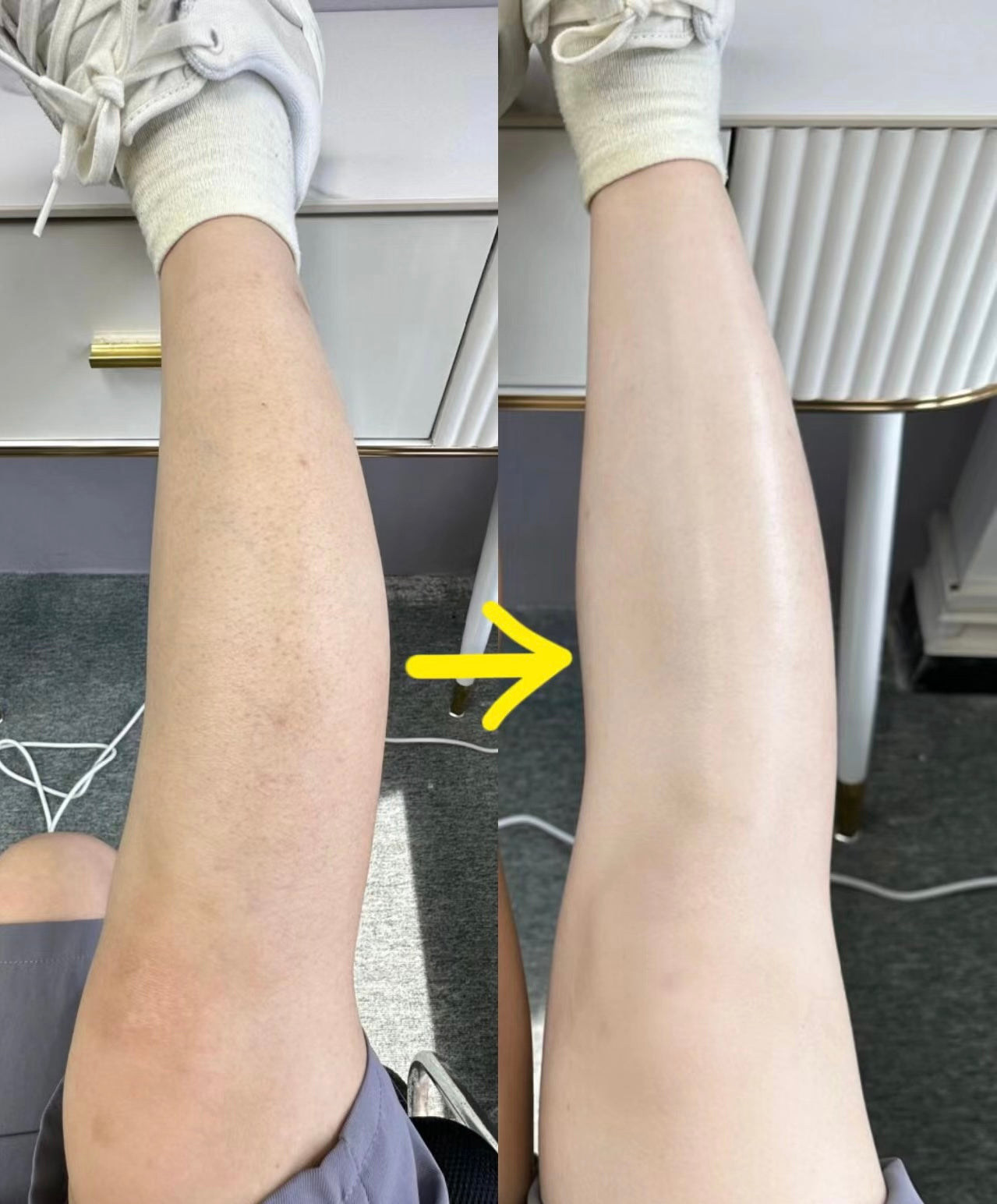 Body exfoliating silk glove